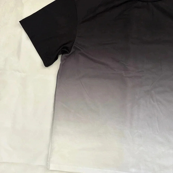 Black and white Ombré T shirt - Picture 2 of 4